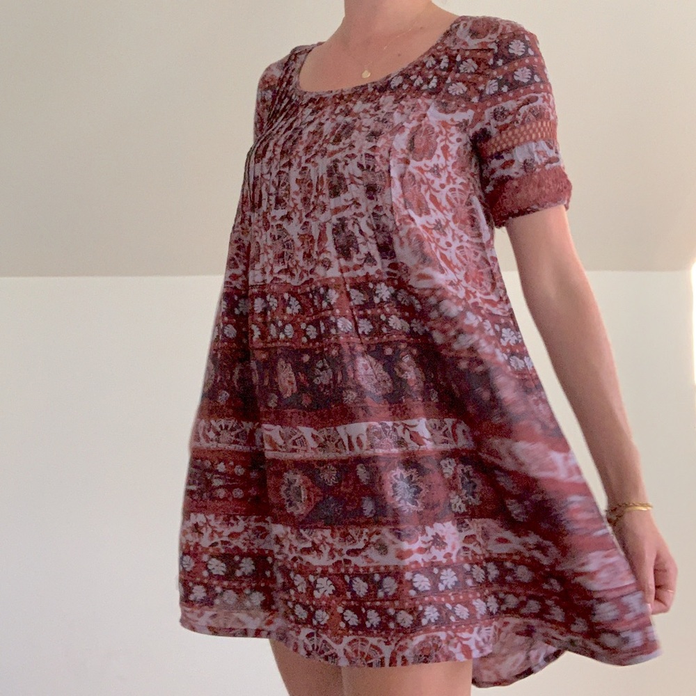 UO Ecote Swing Dress - Picture 1 of 5